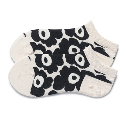 Women'S Japanese Style Plaid Cotton Ankle Socks A Pair