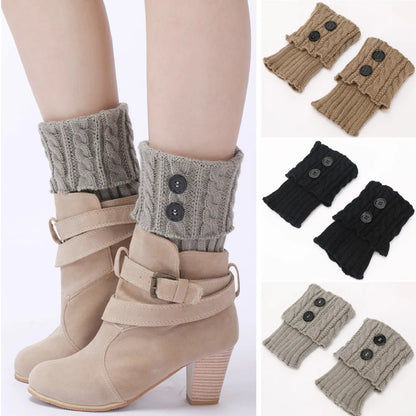 Women'S Japanese Style Solid Color Polyacrylonitrile Fiber Jacquard Crew Socks A Pair