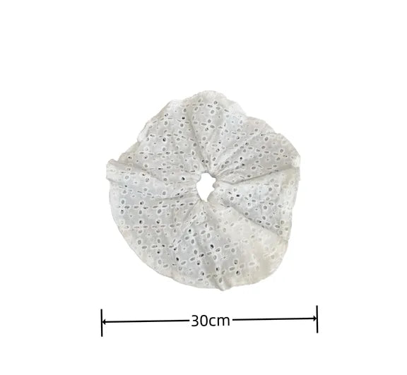 Women'S Korean Style Solid Color Hollow Out Hair Tie