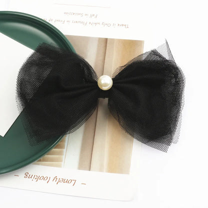 Women'S Lady Bow Knot Gauze Hair Clip