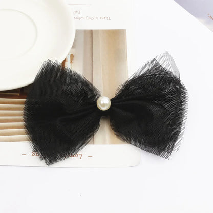 Women'S Lady Bow Knot Gauze Hair Clip