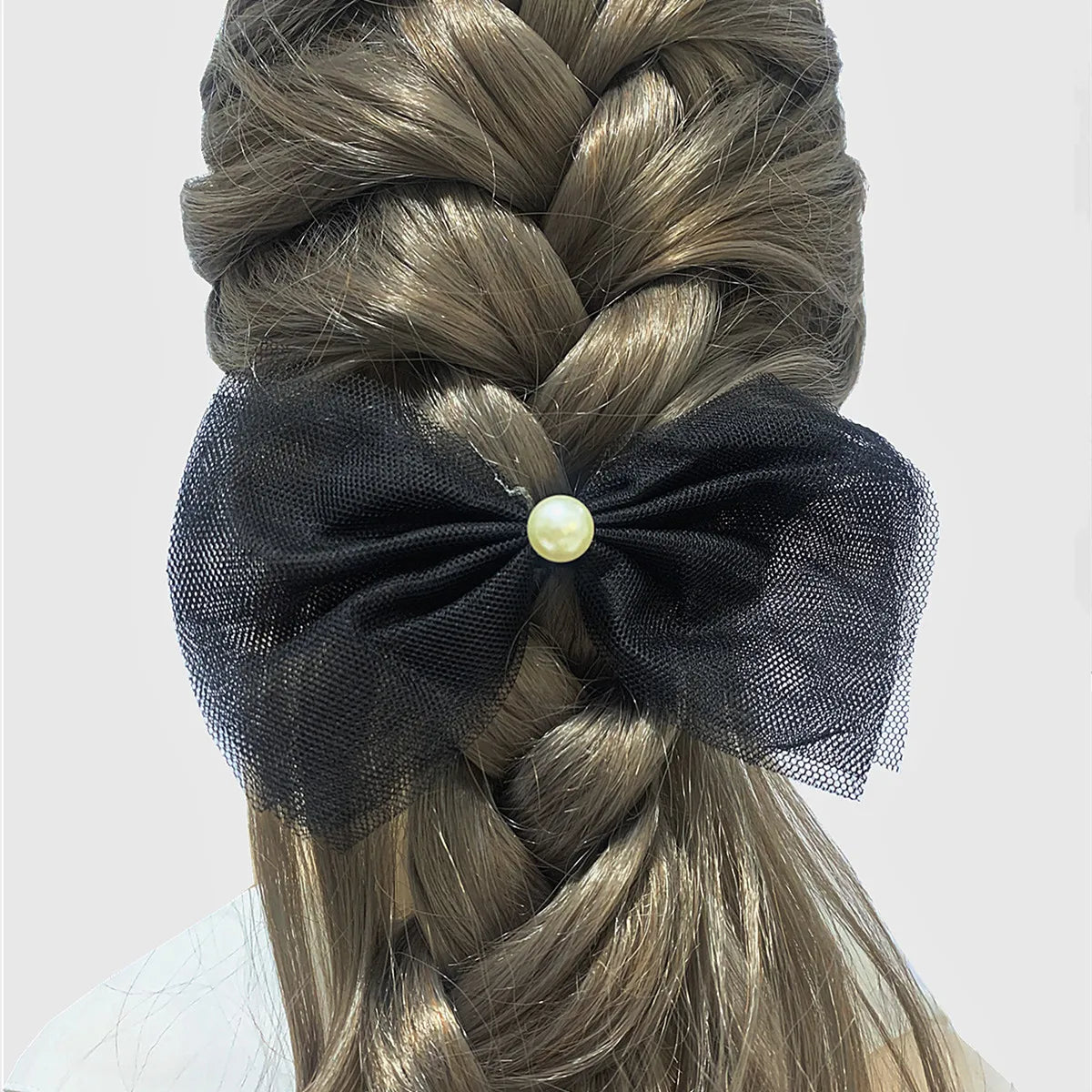 Women'S Lady Bow Knot Gauze Hair Clip