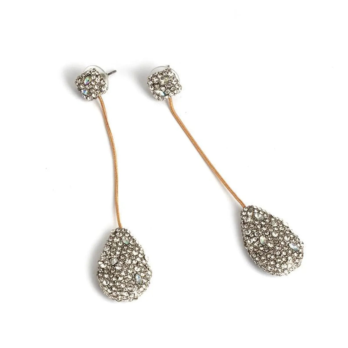 Women'S Long Earrings With Diamond Earrings