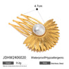 Women'S Marine Style Starfish Shell 304 Stainless Steel Hair Clip
