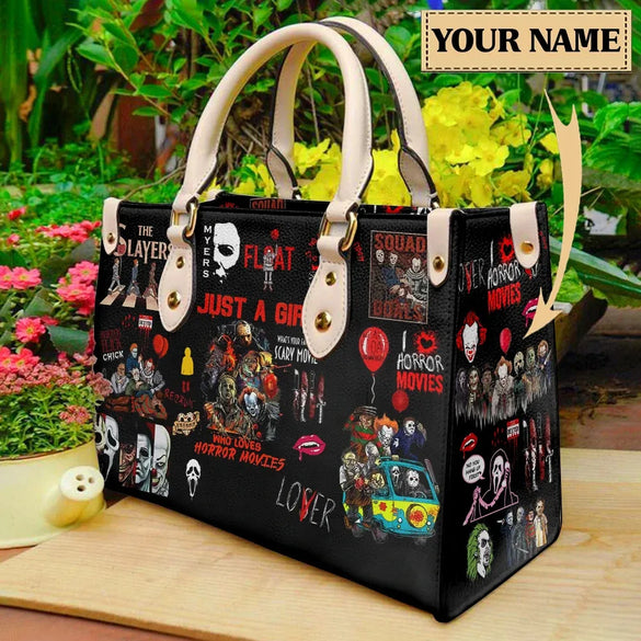 Women'S Medium Pu Leather Letter Elegant Streetwear Square Hook Loop Tote Bag