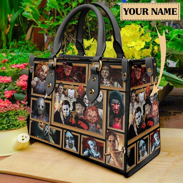 Women'S Medium Pu Leather Letter Elegant Streetwear Square Hook Loop Tote Bag