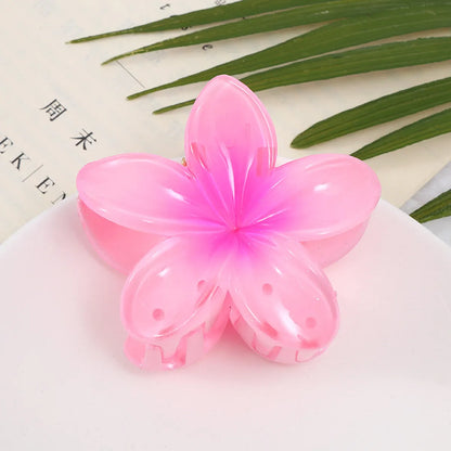 Women'S Modern Style Sweet Korean Style Flower Arylic Plastic Hair Claws