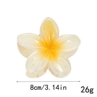 Women'S Modern Style Sweet Korean Style Flower Arylic Plastic Hair Claws