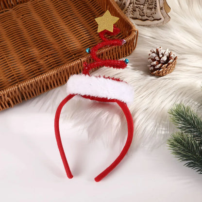 Women'S Nordic Style Modern Style Sweet Christmas Tree Star Hair Band