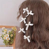 Women'S Pastoral Bow Knot Cloth Hair Clip