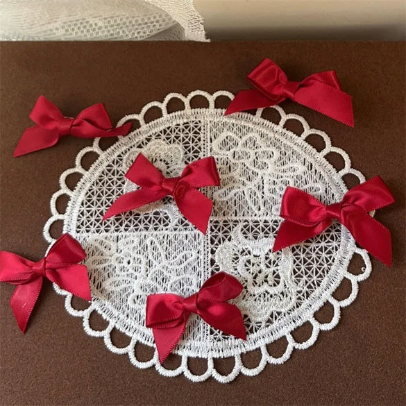 Women'S Pastoral Bow Knot Cloth Hair Clip