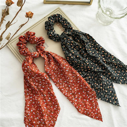 Women'S Pastoral Ditsy Floral Cloth Hair Tie