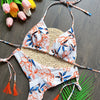Women'S Plaid 2 Pieces Set Bikinis Swimwear