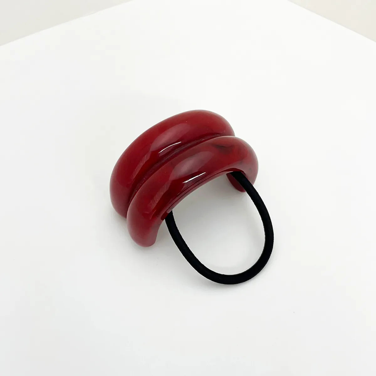 Women'S Preppy Style Sweet Streetwear U Shape Resin Hair Tie