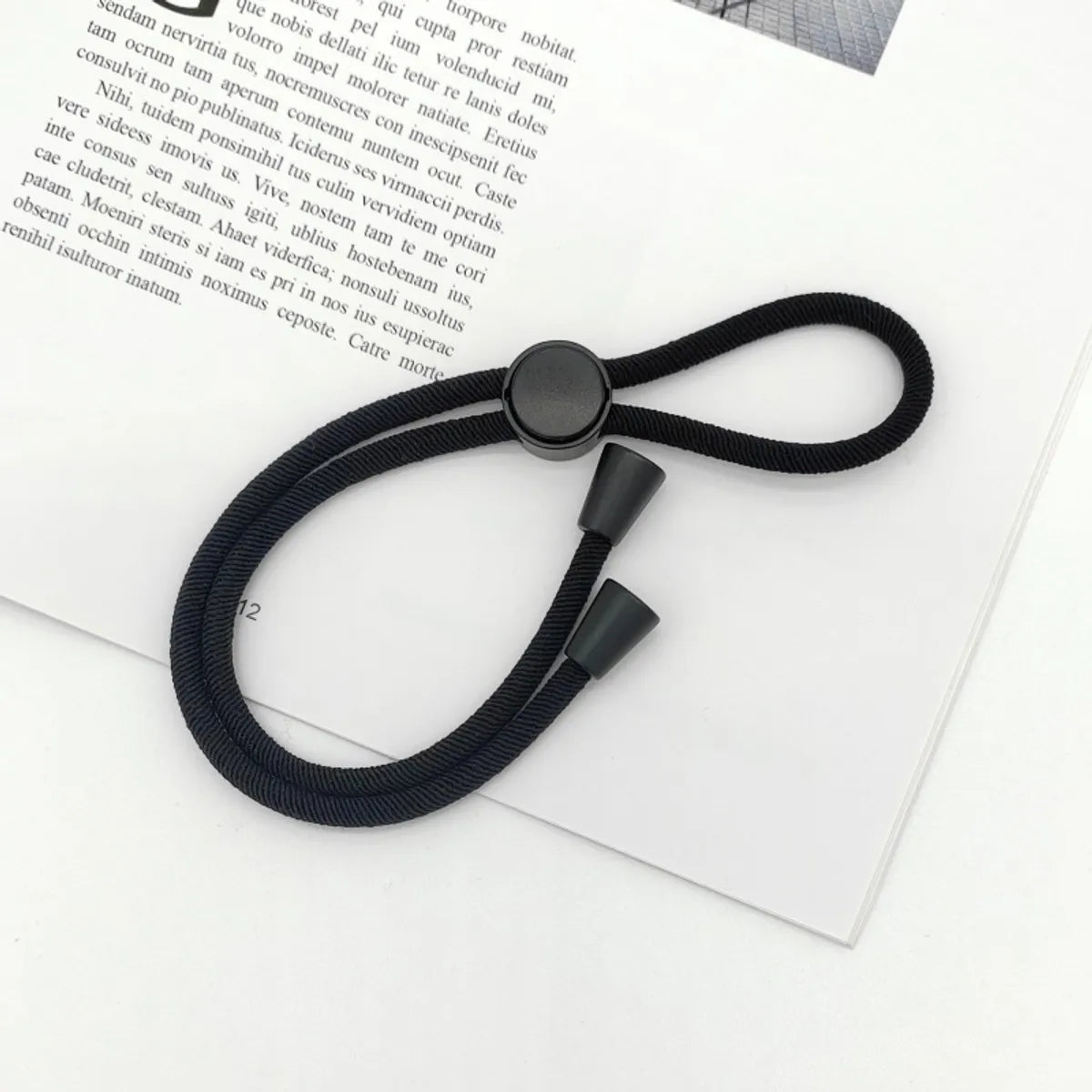 Women'S Punk Solid Color Cloth Hair Tie