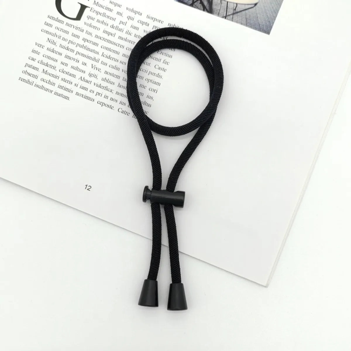 Women'S Punk Solid Color Cloth Hair Tie