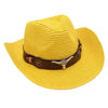 Women'S Retro Ethnic Style Solid Color Crimping Straw Hat