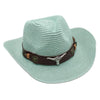 Women'S Retro Ethnic Style Solid Color Crimping Straw Hat