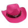 Women'S Retro Ethnic Style Solid Color Crimping Straw Hat
