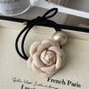 Women'S Retro Romantic Rose Cloth Hair Clip Hair Tie