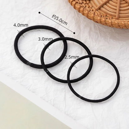 Women'S Retro Solid Color Plastic Resin Handmade Hair Tie