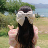 Women'S Romantic Simple Style Bow Knot Cloth Gauze Hair Clip