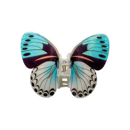 Women'S Simple Style Butterfly Arylic Hair Claws