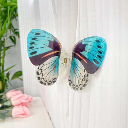 Women'S Simple Style Butterfly Arylic Hair Claws