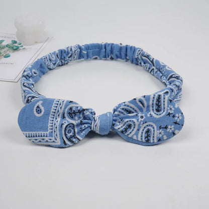 Women'S Simple Style Cashew Nuts Bow Knot Cloth Hair Band