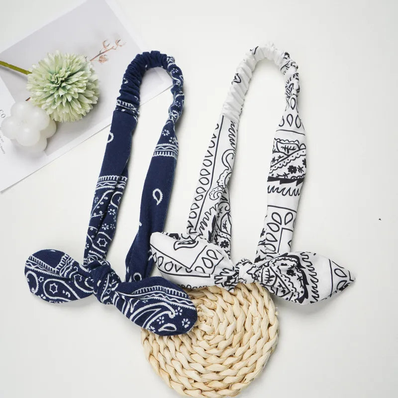 Women'S Simple Style Cashew Nuts Bow Knot Cloth Hair Band