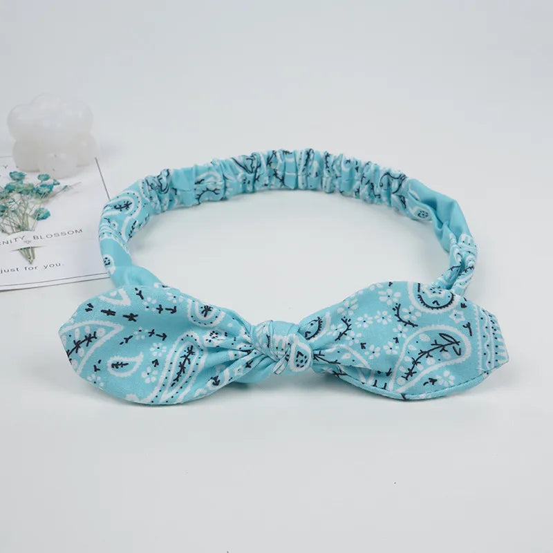 Women'S Simple Style Cashew Nuts Bow Knot Cloth Hair Band