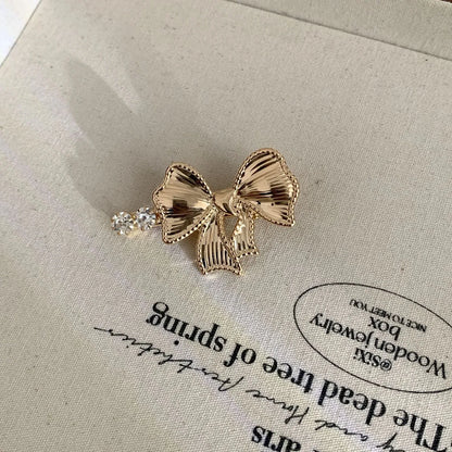 Women'S Simple Style Classic Style Butterfly Alloy Inlay Rhinestones Hair Clip