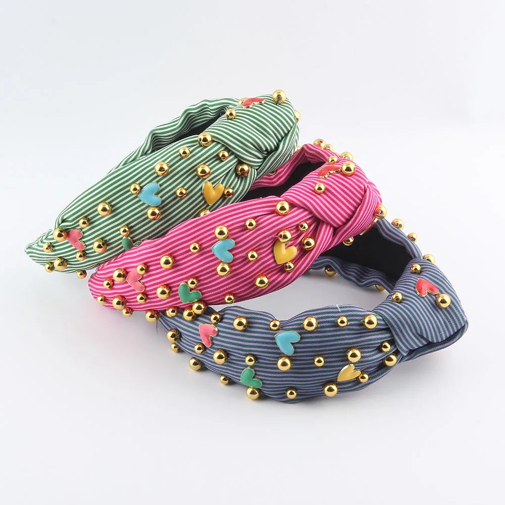 Women'S Simple Style Classic Style Color Block Cloth Braid Hair Band