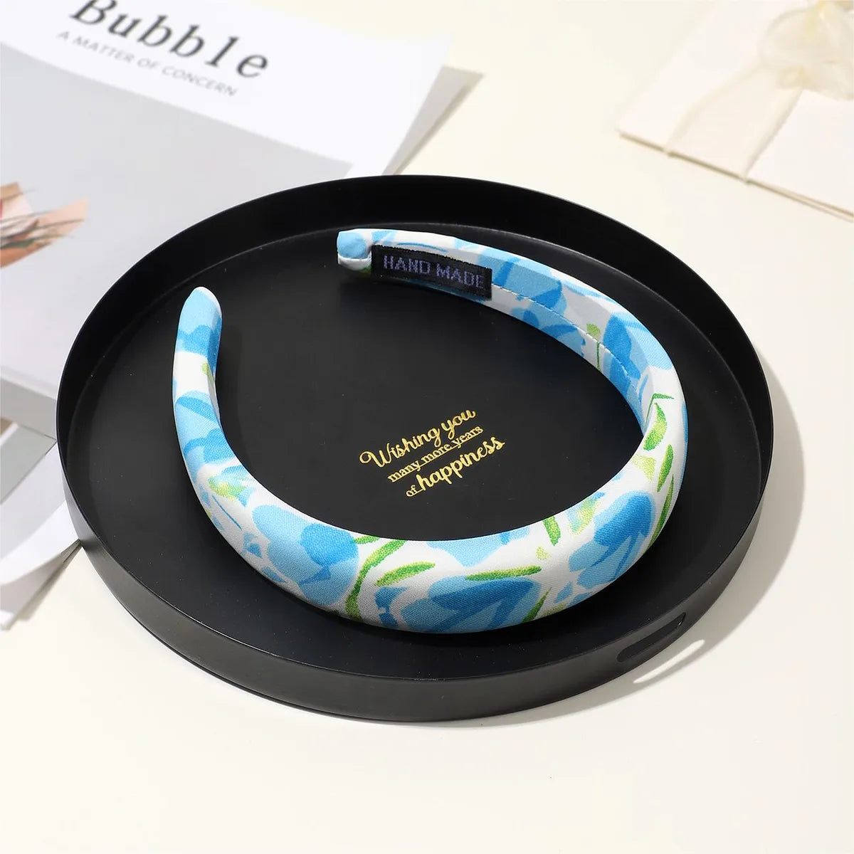 Women'S Simple Style Classic Style Color Block Cloth Printing Hair Band