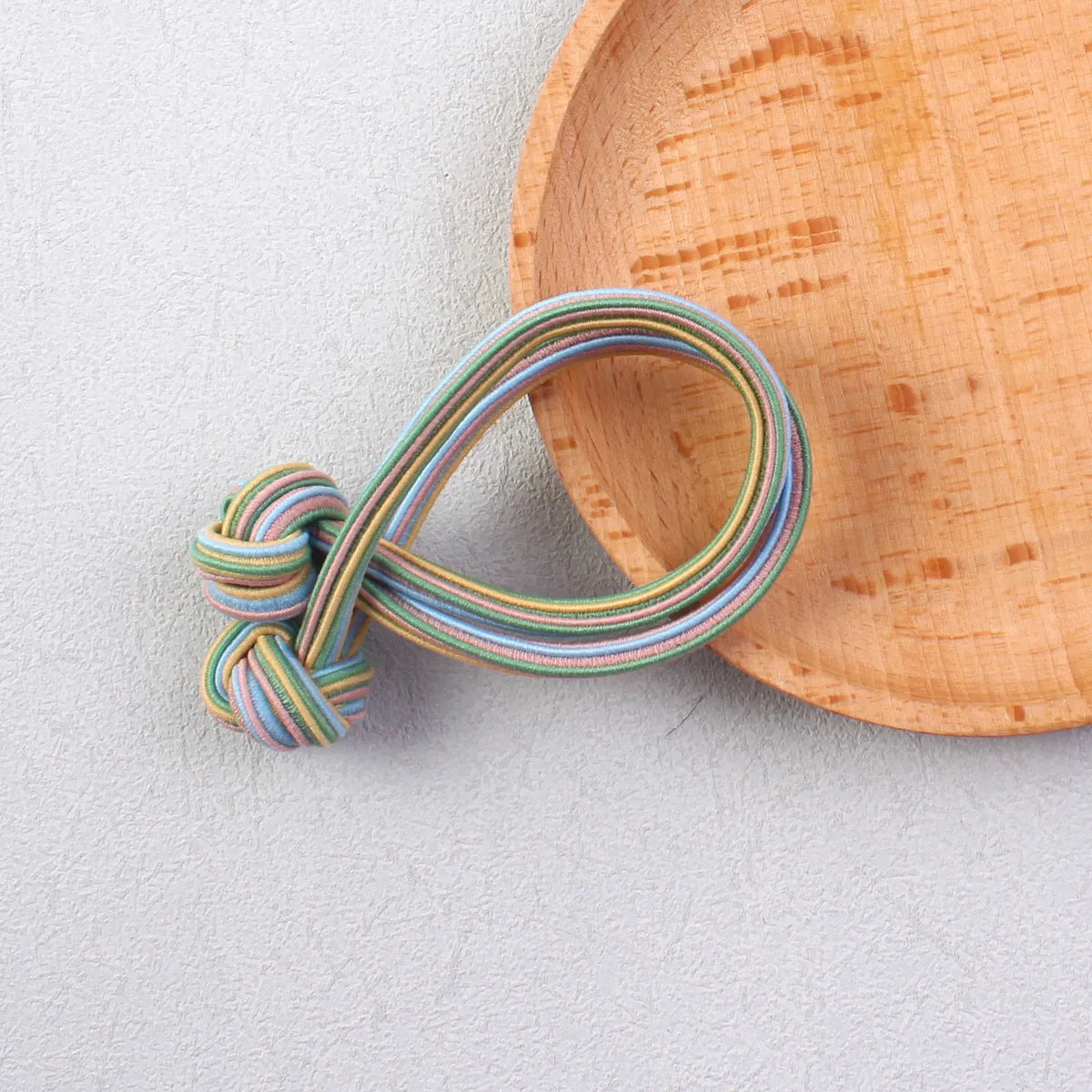 Women'S Simple Style Classic Style Color Block Elastic Band Handmade Hair Tie