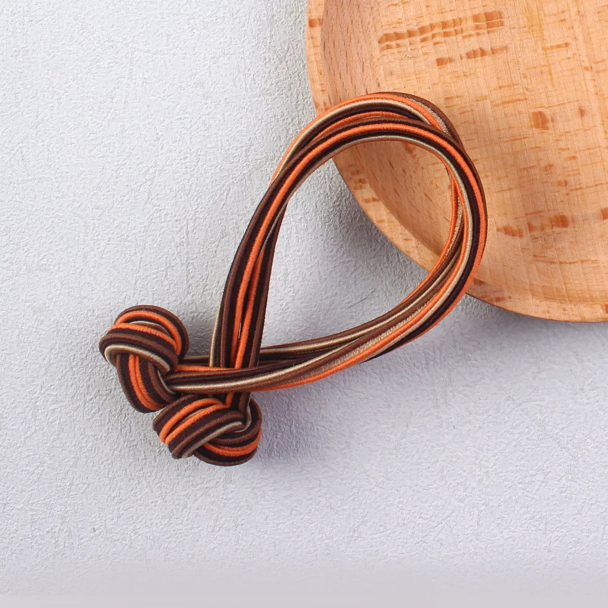 Women'S Simple Style Classic Style Color Block Elastic Band Handmade Hair Tie