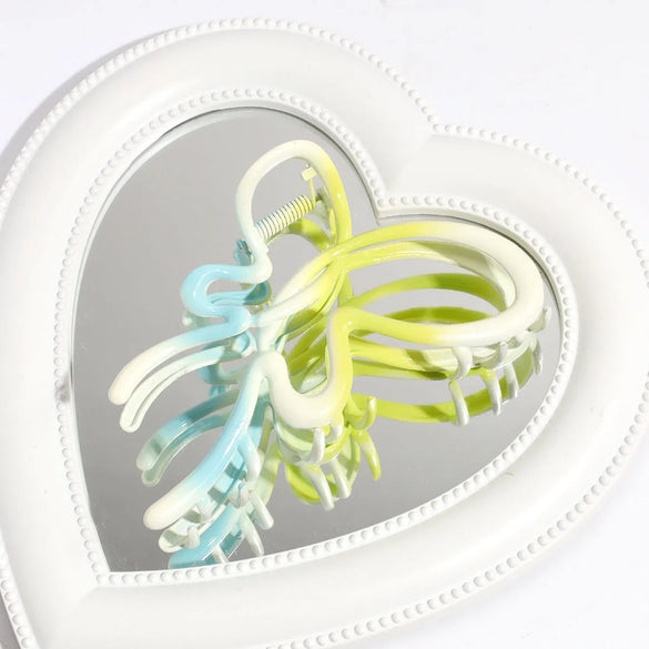 Women'S Simple Style Classic Style Color Block Zinc Alloy Hollow Out Hair Claws