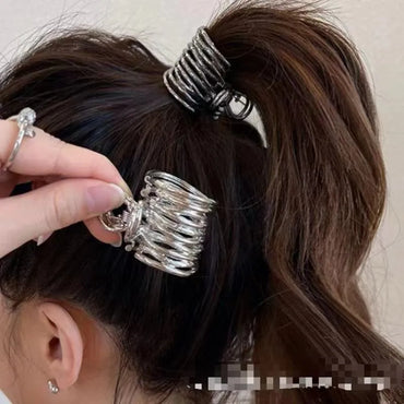 Women'S Simple Style Classic Style Cross Ring Alloy Hair Claws