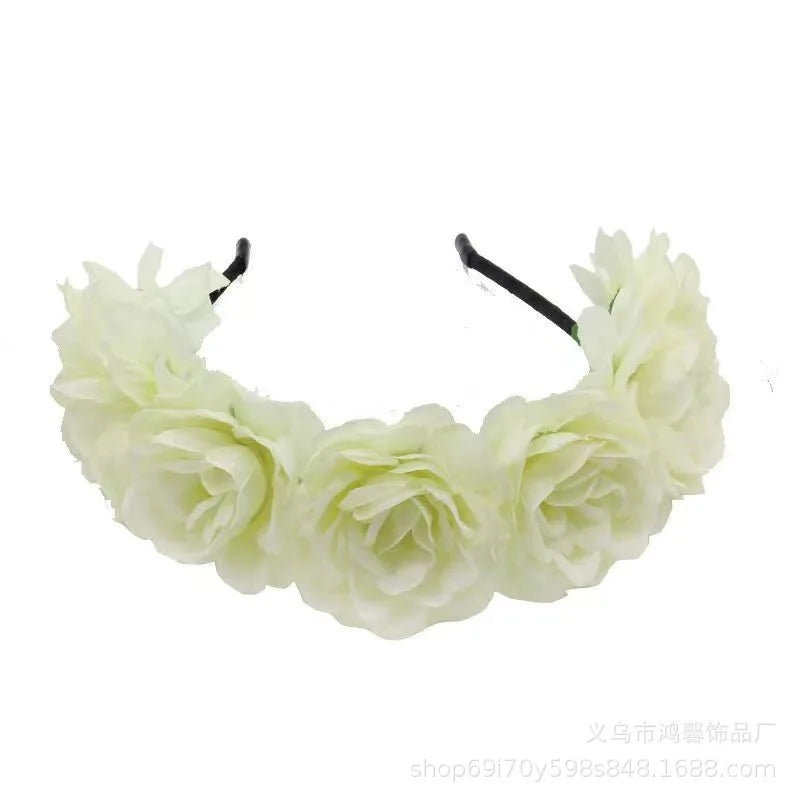 Women'S Simple Style Classic Style Flower Cloth Hair Band