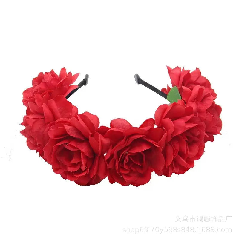 Women'S Simple Style Classic Style Flower Cloth Hair Band