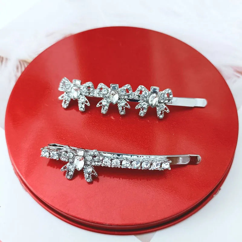 Women'S Simple Style Classic Style Letter Alloy Inlay Rhinestones Hair Clip