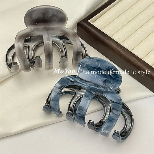 Women'S Simple Style Classic Style Solid Color Acetic Acid Sheets Hair Claws