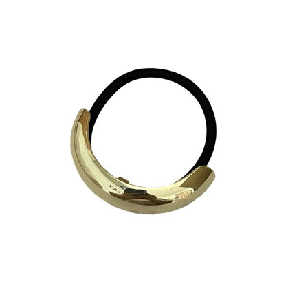 Women'S Simple Style Classic Style Solid Color Alloy Hair Tie