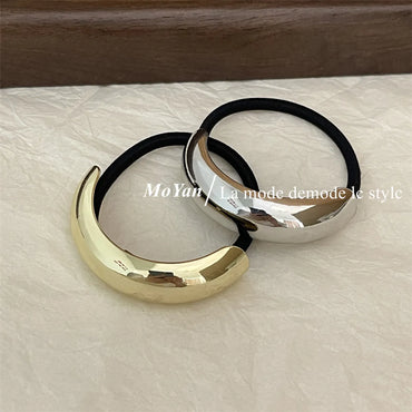 Women'S Simple Style Classic Style Solid Color Alloy Hair Tie