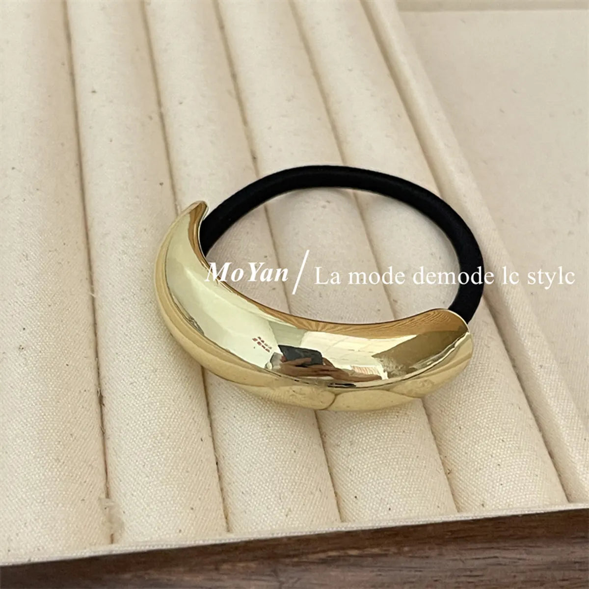 Women'S Simple Style Classic Style Solid Color Alloy Hair Tie