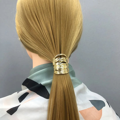 Women'S Simple Style Classic Style Solid Color Alloy Plating Hair Clip