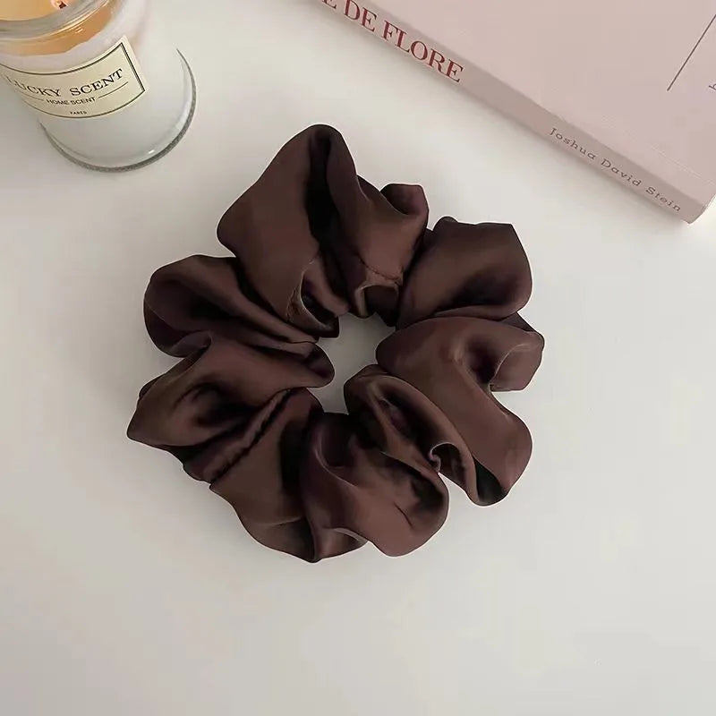 Women'S Simple Style Classic Style Solid Color Cloth Hair Tie