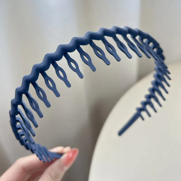 Women'S Simple Style Classic Style Solid Color Plastic Resin Hair Band