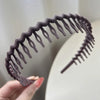Women'S Simple Style Classic Style Solid Color Plastic Resin Hair Band