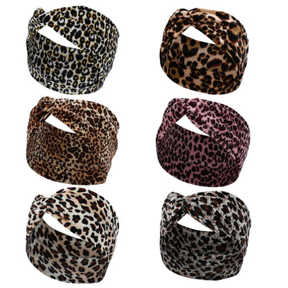 Women'S Simple Style Classic Style Waves Cloth Printing Hair Band